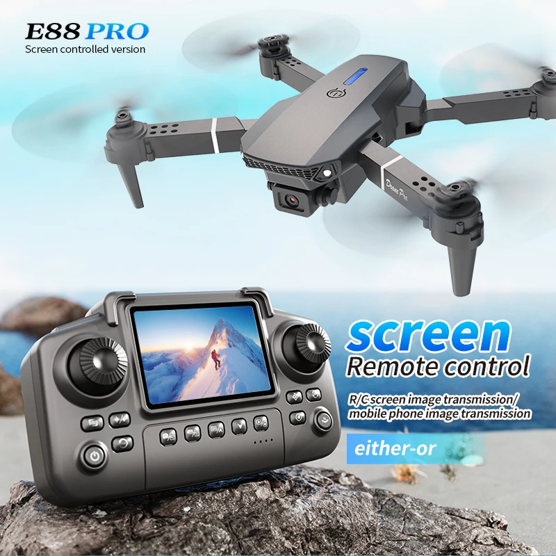 Drone Kit Professional - Professionele E88 PRO Drone met scherm,