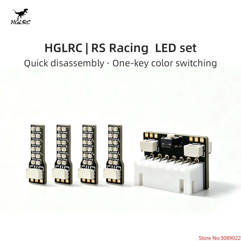 Drone Kit Plug And Play - HGLRC RS Racing LED 4-delige 2812