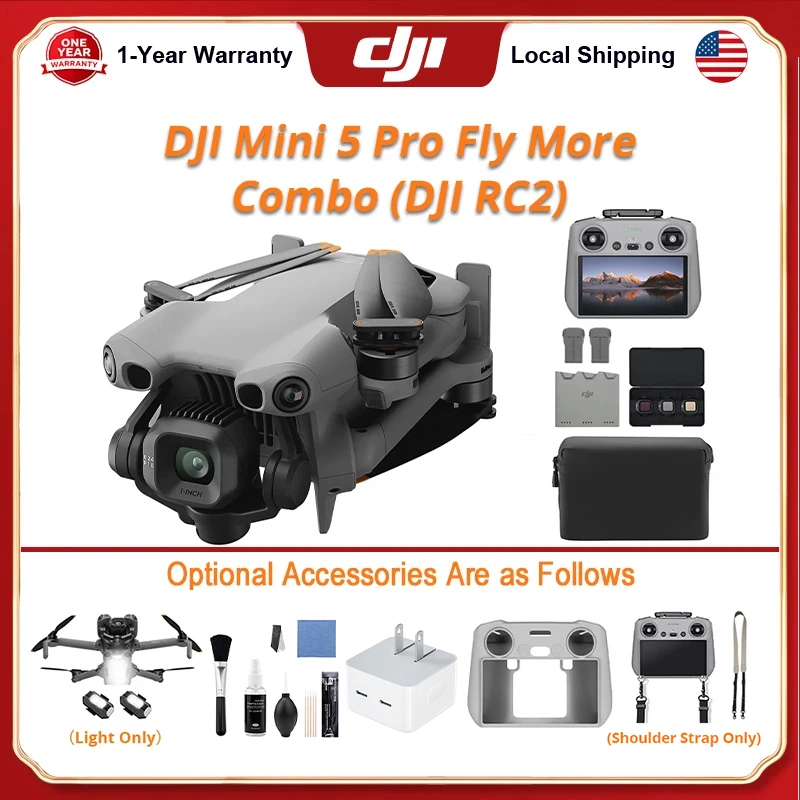 DJI Mini 5 Pro Fly Combo Drone - Drone Kit With Camera recensie en prijs