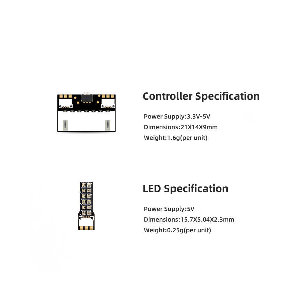 HGLRC RS Racing LED 4-delige 2 - Drone Kit Plug And Play recensie en prijs