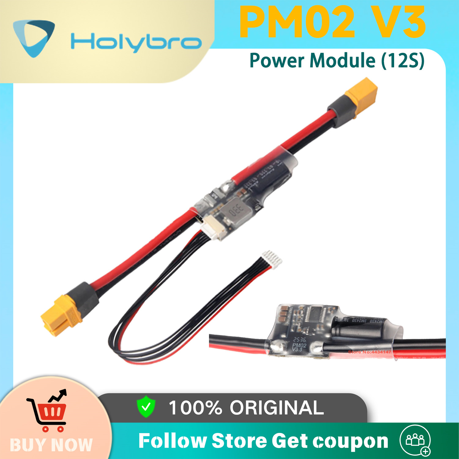 Holybro PM02D Power Module 2S- - Drone Kit Hexacopter recensie en prijs