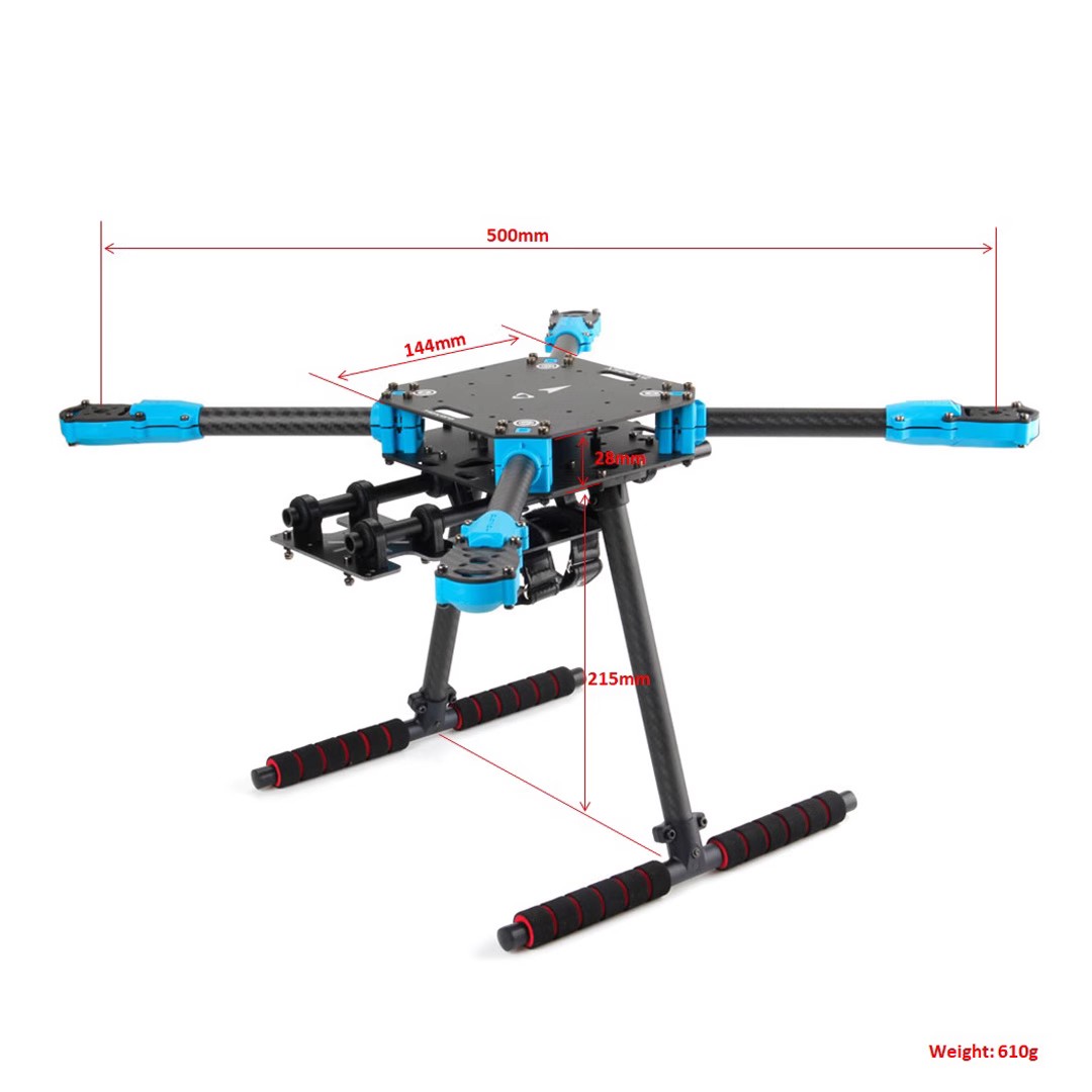 Holybro X500 V2 ARF-kit en Pix - Drone Kit Hexacopter recensie en prijs